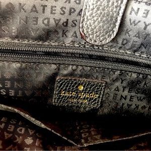 Kate Spade, black genuine cow’s leather